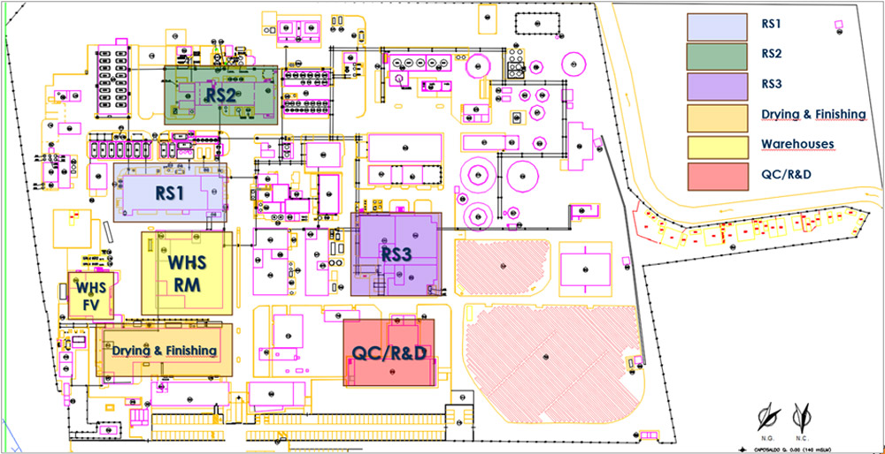 patrica site production area